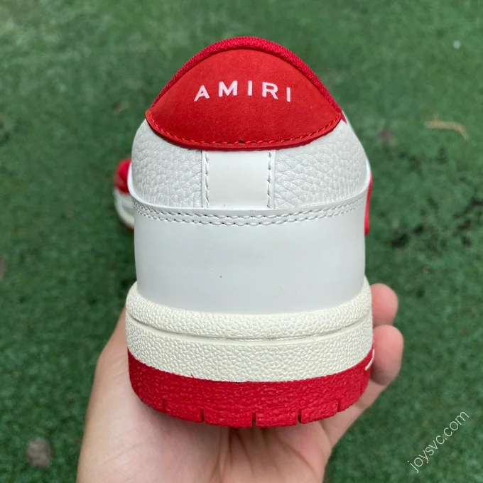 Amiri Skel-Top Low Red White