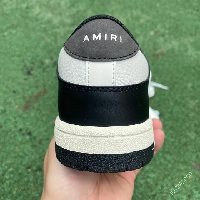 Amiri Skel-Top Low Black White