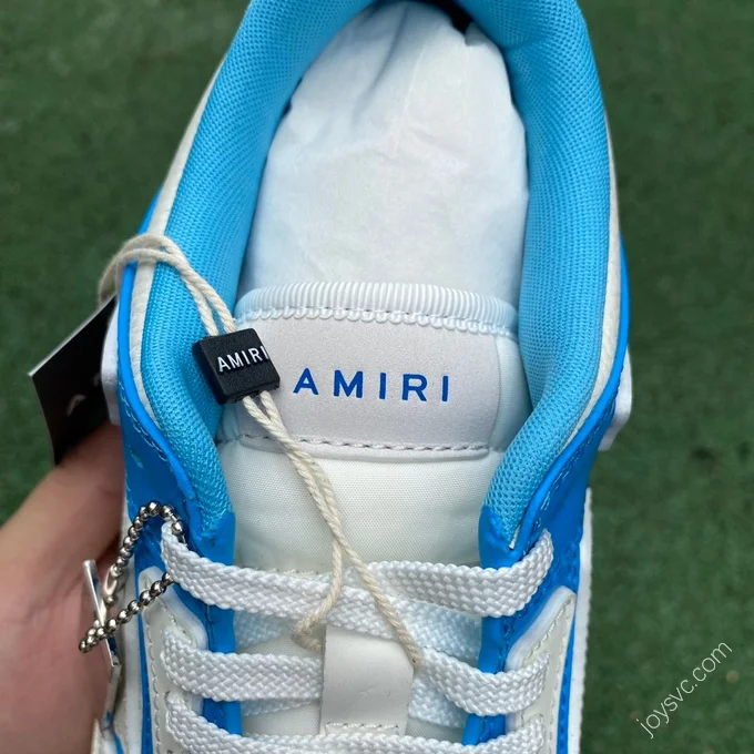 Amiri Skel-Top Low Blue White