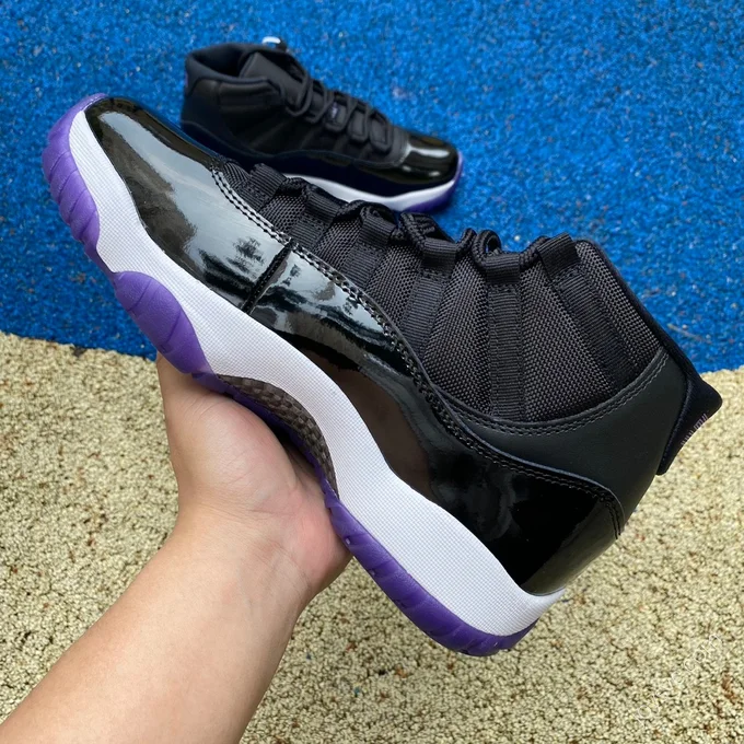 Air Jordan 11 Black Purple Basketball Shoes CT8812-999