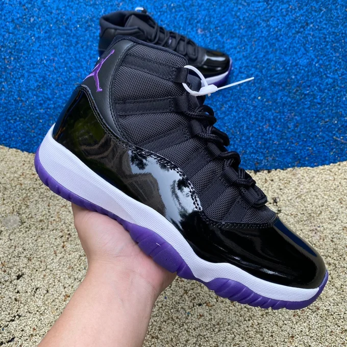 Air Jordan 11 Black Purple Basketball Shoes CT8812-999