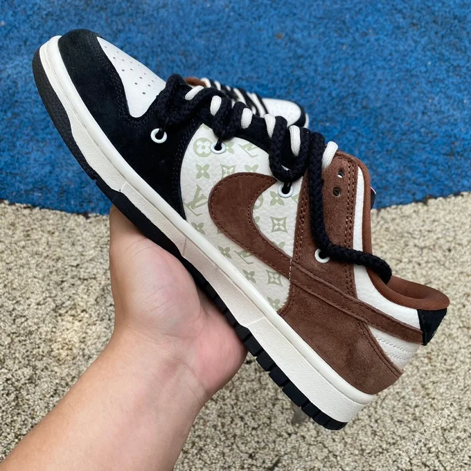 Nike Dunk x Louis Vuitton Black White Brown SJ2068-233