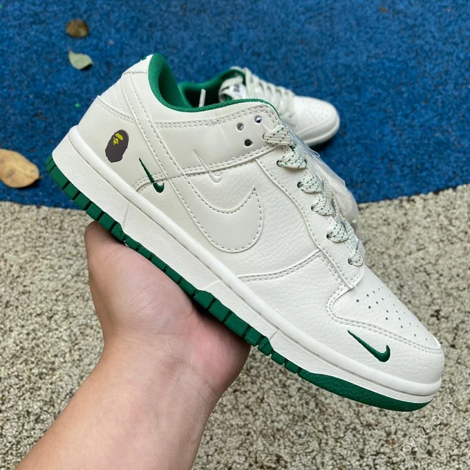 A BATHING APE x Nike Dunk Low STA Beige Green XD6188-026