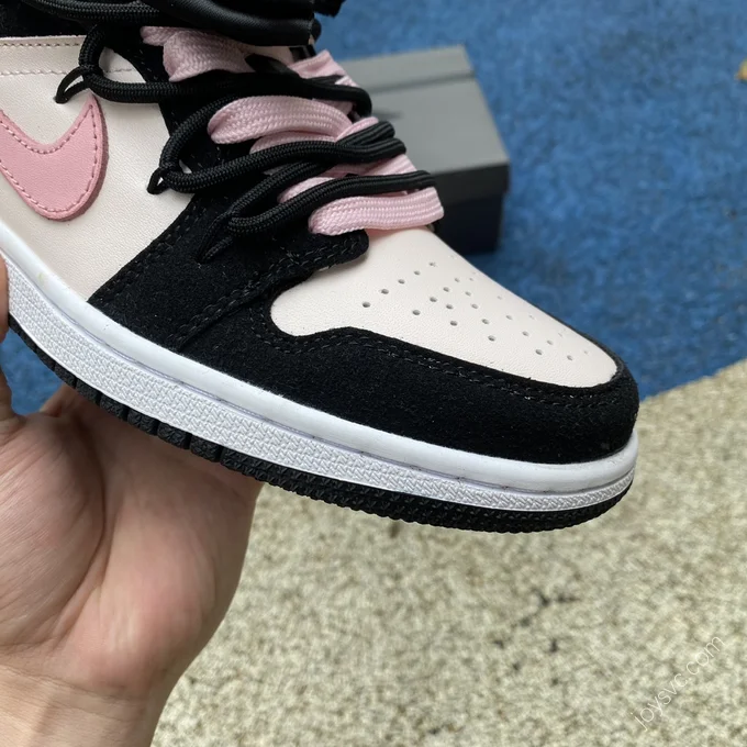 Air Jordan 1 Low Black Pink Sneakers DX4374-008