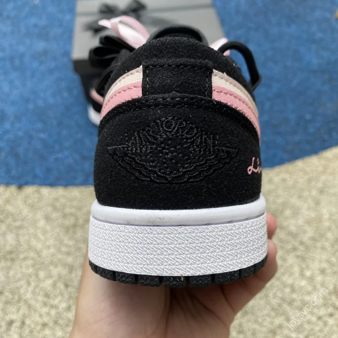 Air Jordan 1 Low Black Pink Sneakers DX4374-008