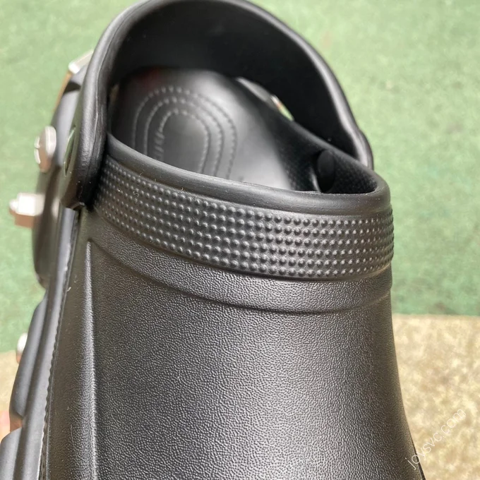 Balenciaga Clogs Silver Black