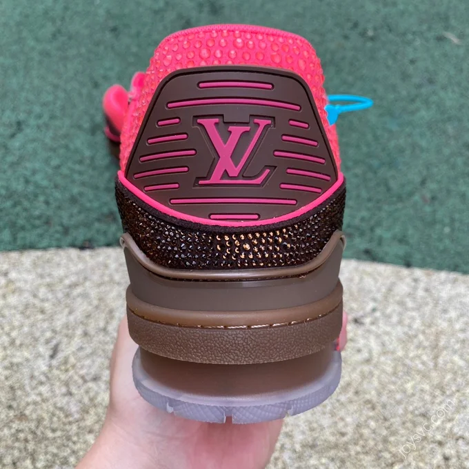 LOUIS VUITTON Trainer Pink Brown