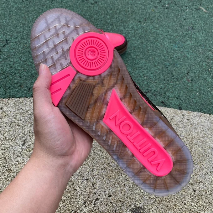 LOUIS VUITTON Trainer Pink Brown