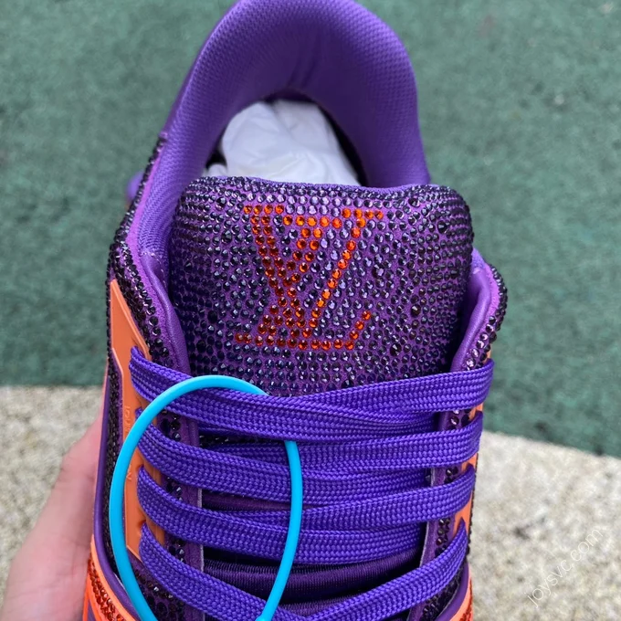 LOUIS VUITTON Trainer Purple Orange