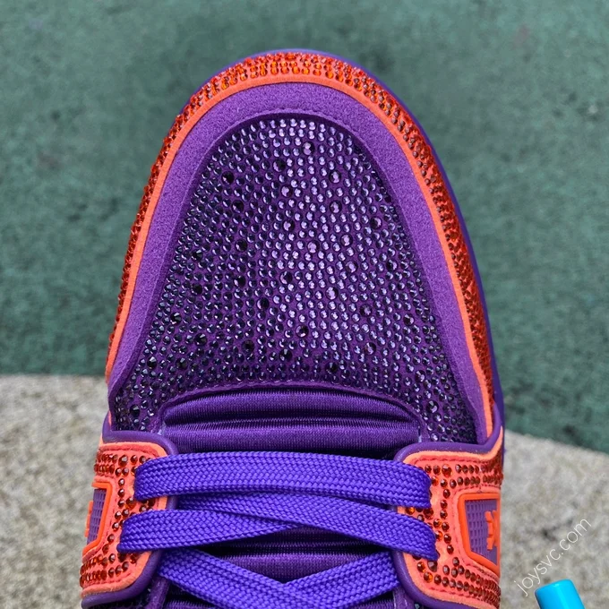 LOUIS VUITTON Trainer Purple Orange