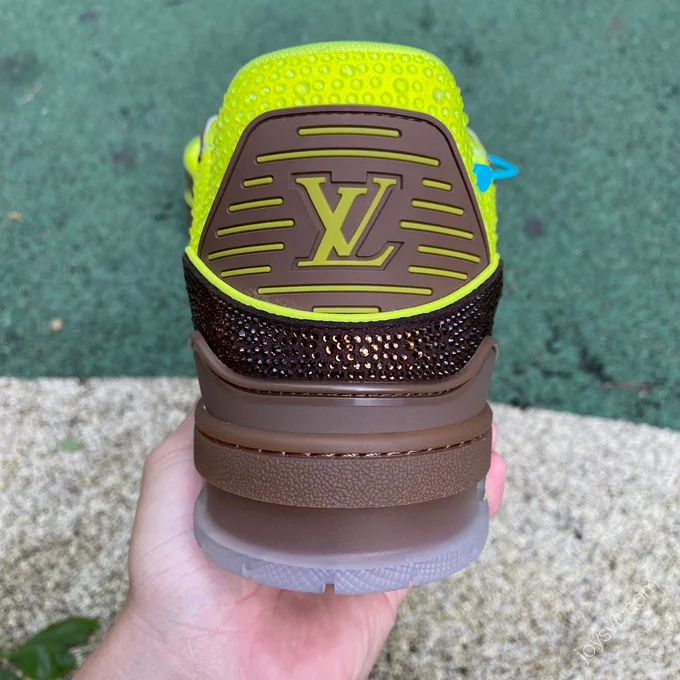 LOUIS VUITTON Trainer Green Brown