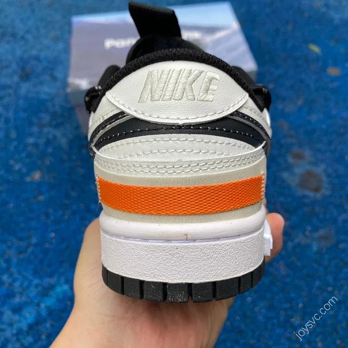 Nike Dunk Low White Black Orange DH9765-104