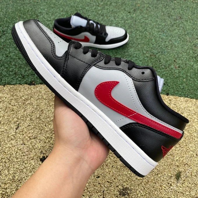 Air Jordan 1 Low Black Red DC0774-062