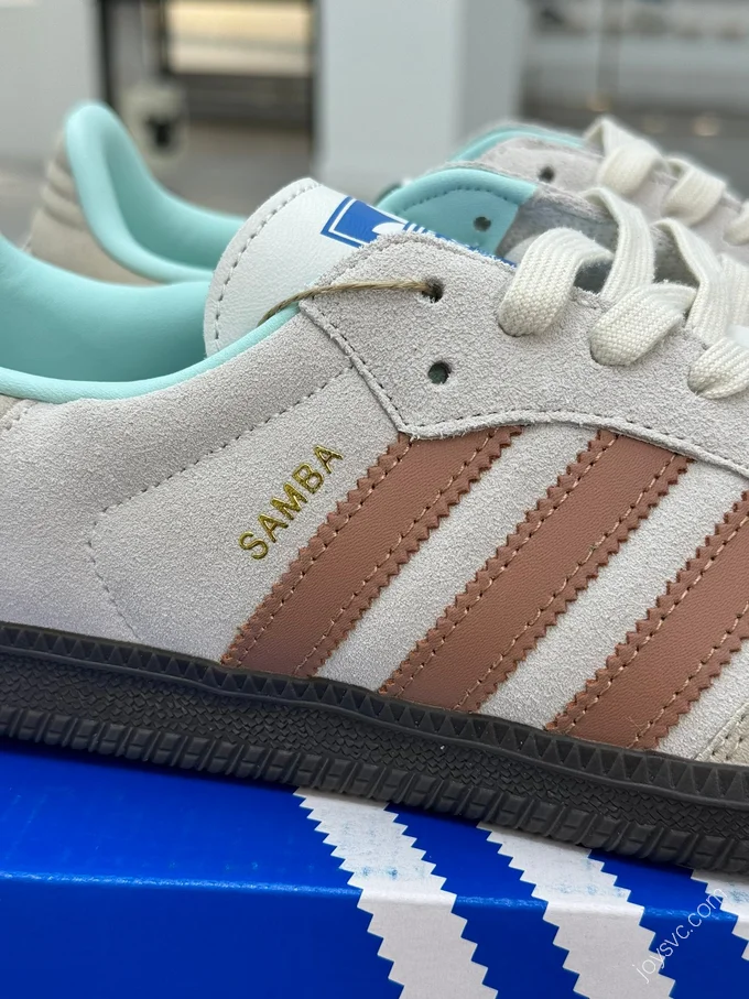 Adidas Samba Vegan Grey Pink ID2047