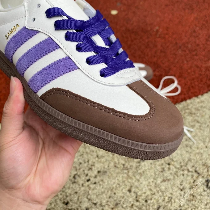 Adidas Samba OG Brown Purple White ID8349