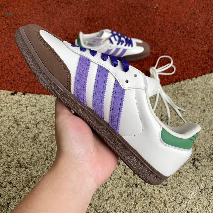 Adidas Samba OG Brown Purple White ID8349