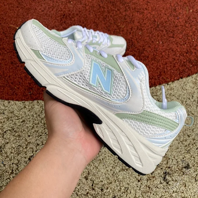 New Balance 530 White Blue Green MR530ZO