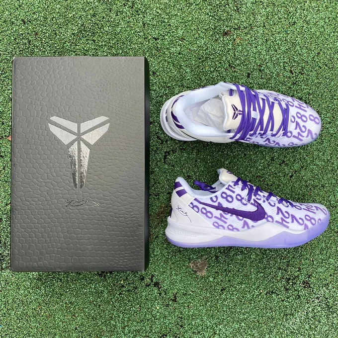 Nike Kobe 8 Protro Purple White FQ3549-100