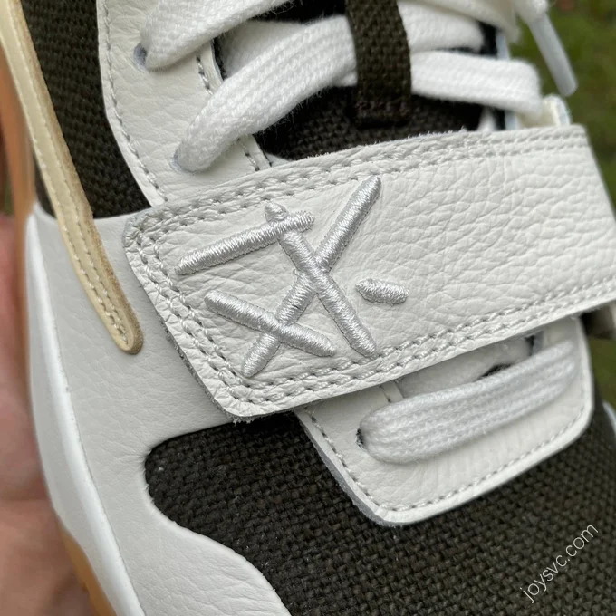 Travis Scott x Jordan Cut The Check White Black Brown FZ8117-100