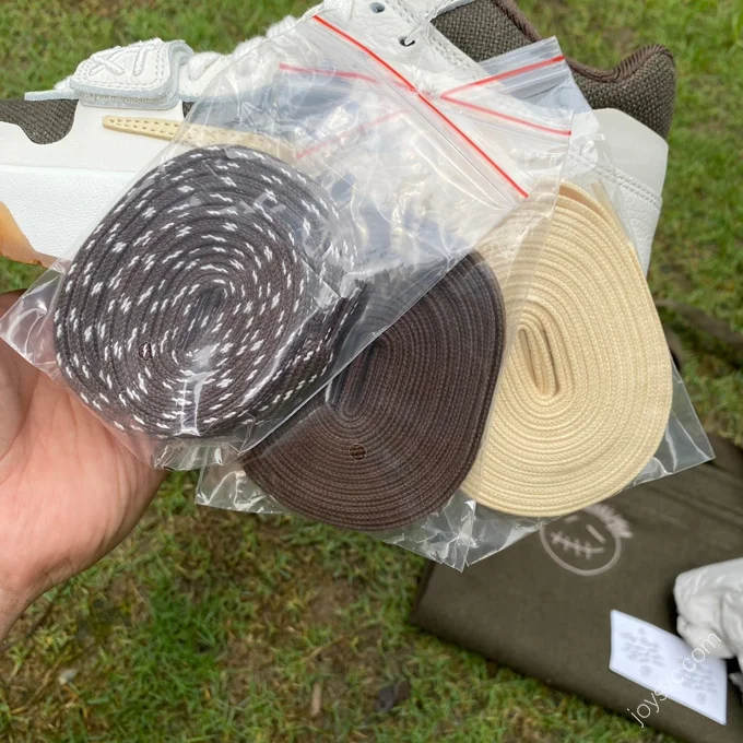 Travis Scott x Jordan Cut The Check White Black Brown FZ8117-100