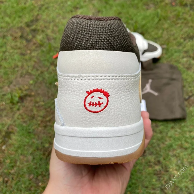Travis Scott x Jordan Cut The Check White Black Brown FZ8117-100