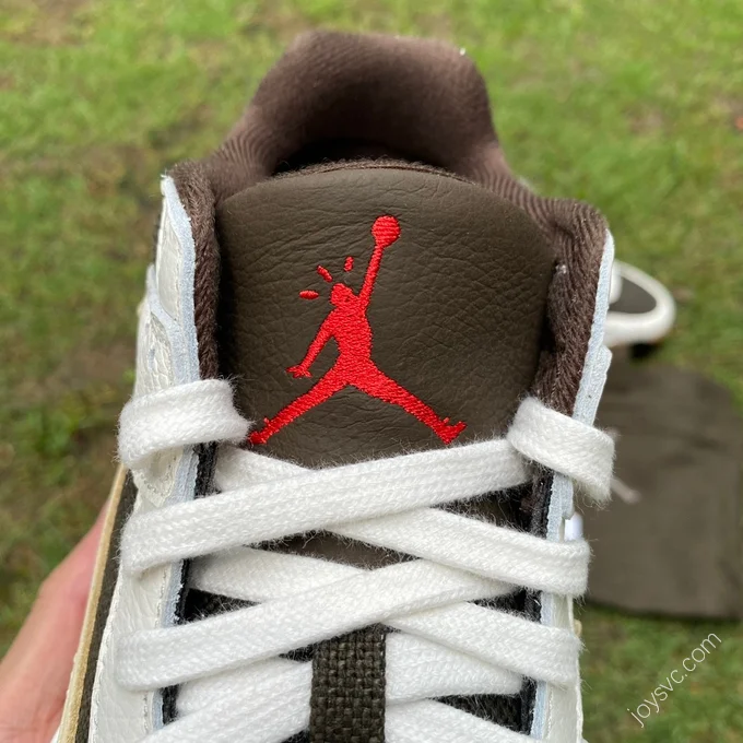 Travis Scott x Jordan Cut The Check White Black Brown FZ8117-100