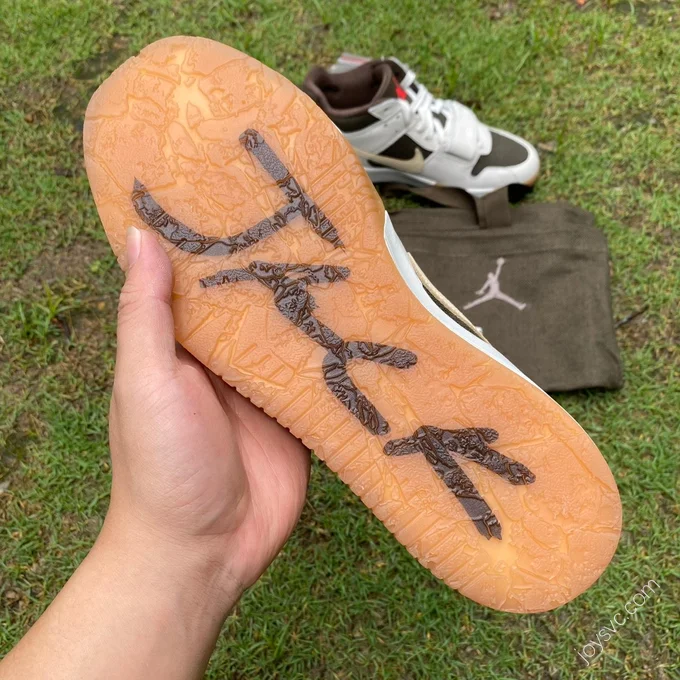 Travis Scott x Jordan Cut The Check White Black Brown FZ8117-100