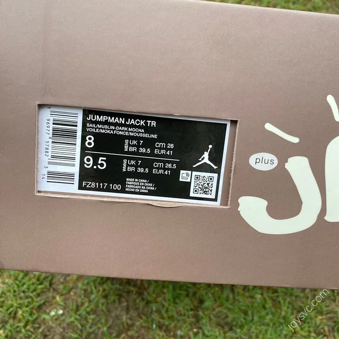 Travis Scott x Jordan Cut The Check White Black Brown FZ8117-100