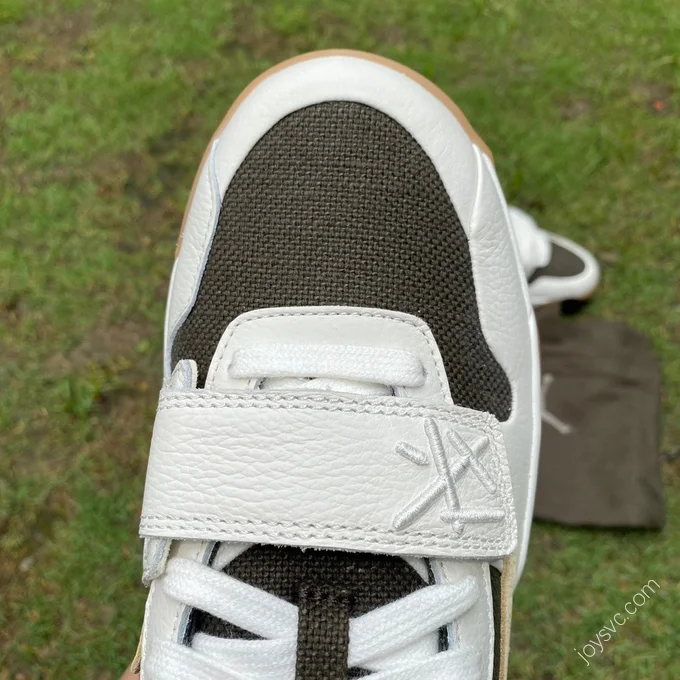Travis Scott x Jordan Cut The Check White Black Brown FZ8117-100