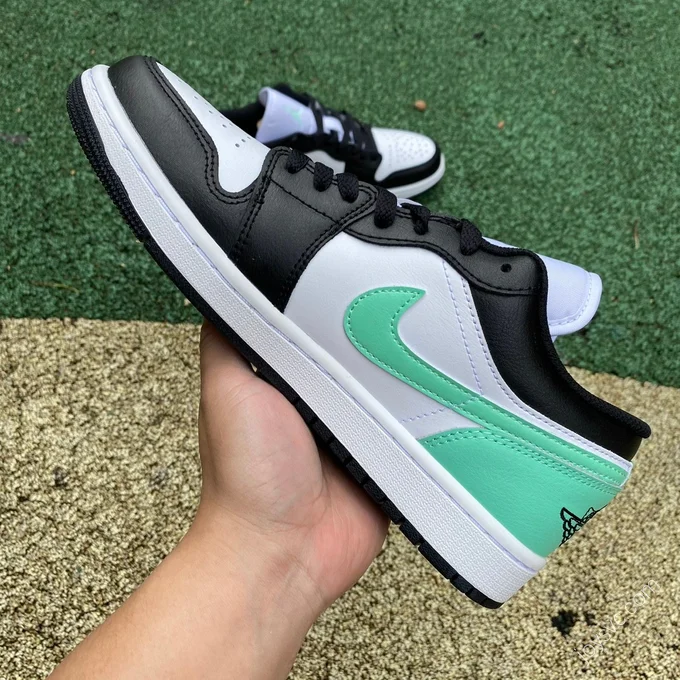 Air Jordan 1 Low White Green 553558-131