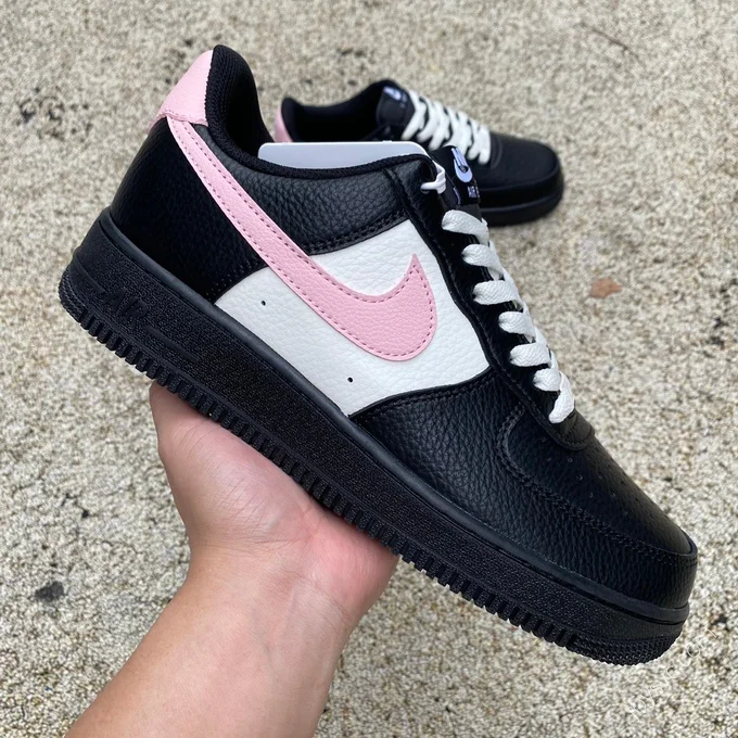 Nike Air Force 1 Pink Black White