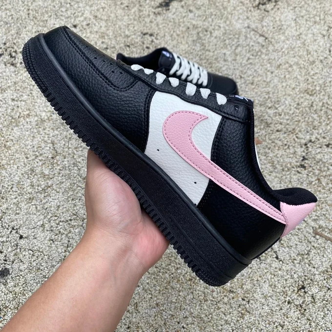 Nike Air Force 1 Pink Black White