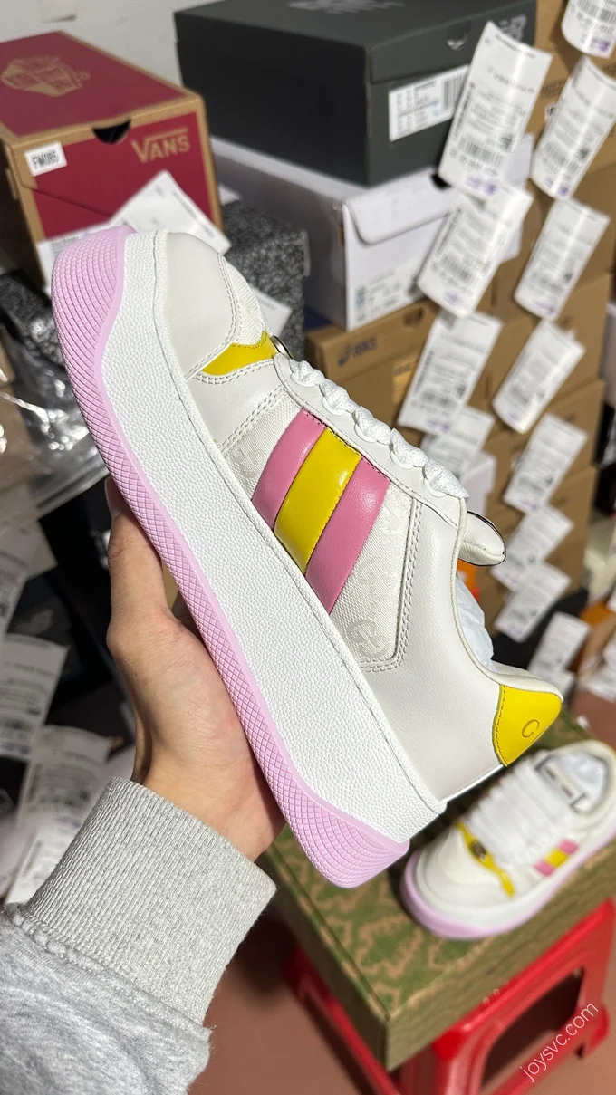 Gucci Yellow Pink White