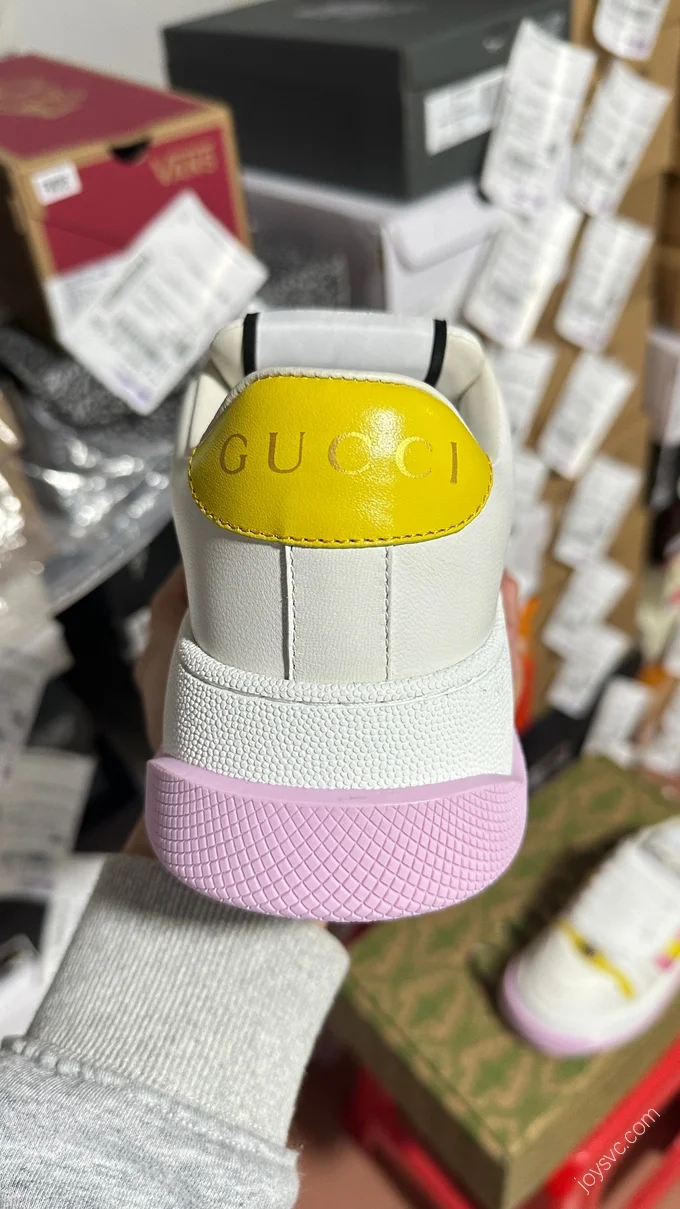 Gucci Yellow Pink White