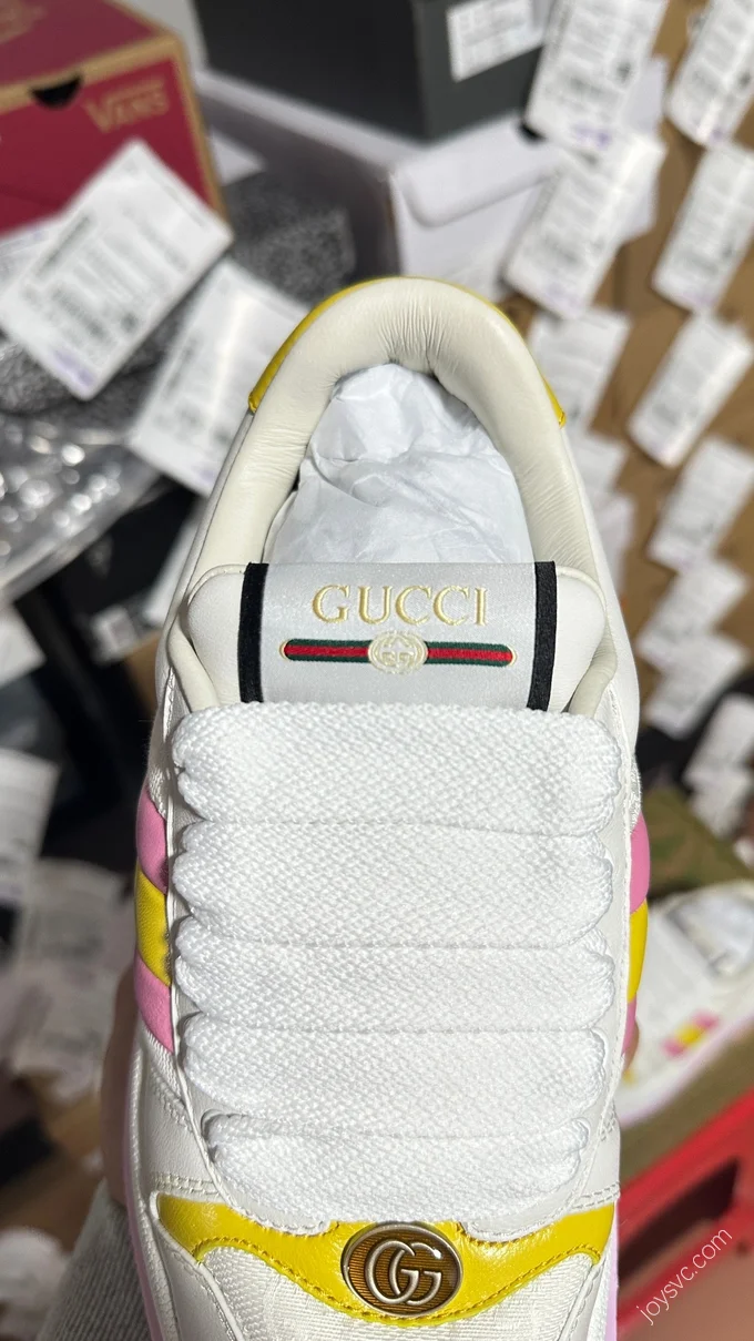 Gucci Yellow Pink White