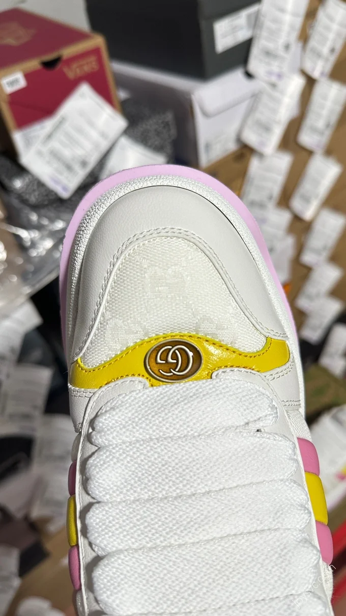 Gucci Yellow Pink White