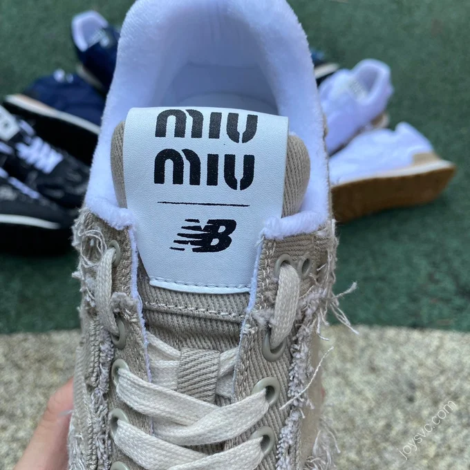 New Balance x MIU MIU 574 Beige