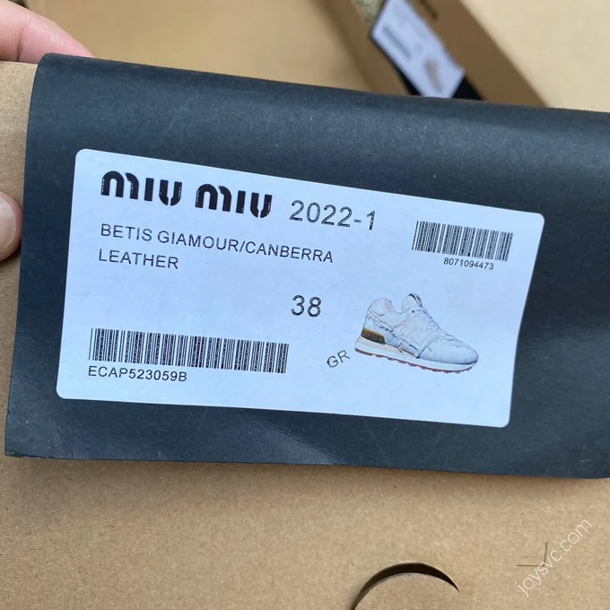 New Balance x MIU MIU 574 White