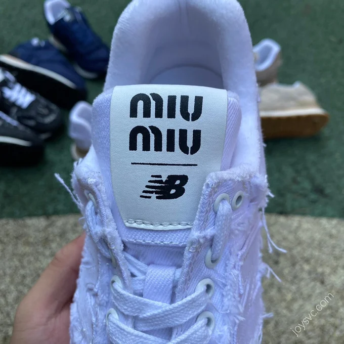 New Balance x MIU MIU 574 White