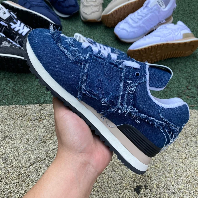 New Balance x MIU MIU 574 Blue Denim