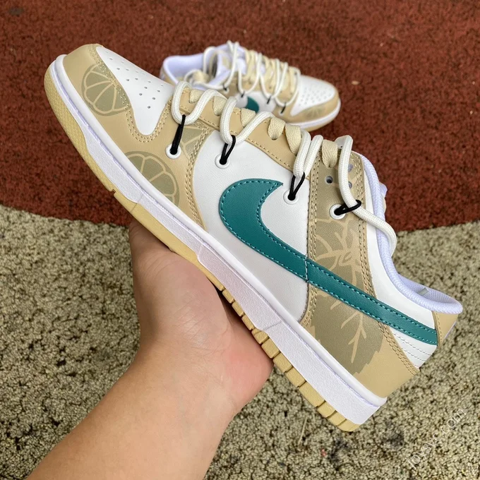 Nike Dunk Low White Brown Green FD9911-101