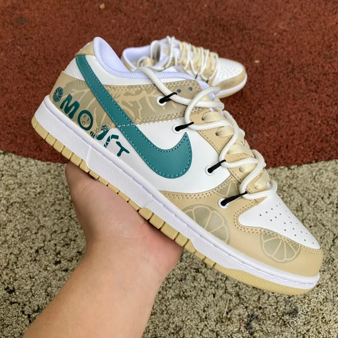 Nike Dunk Low White Brown Green FD9911-101