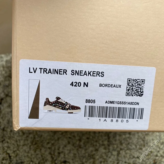 Tyler x LOUIS VUITTON Trainer Brown