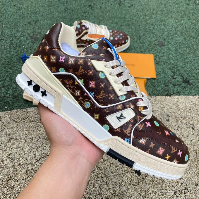 Tyler x LOUIS VUITTON Trainer Brown