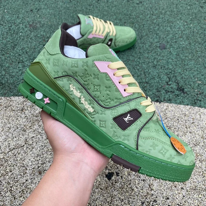 Tyler x LOUIS VUITTON Trainer Green