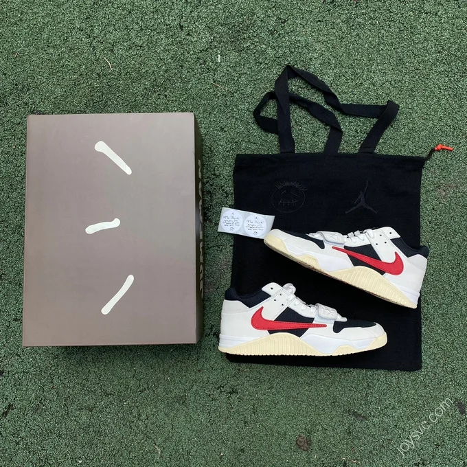 Travis Scott x Jordan Cut The Check White Black Red FZ8117-101