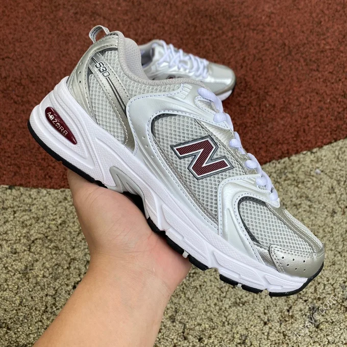 New Balance 530 White Brown Silver MR530GS