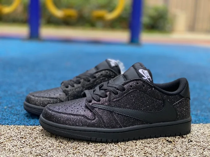 Travis Scott x Air Jordan 1 Low Black Crystal DM7866-282