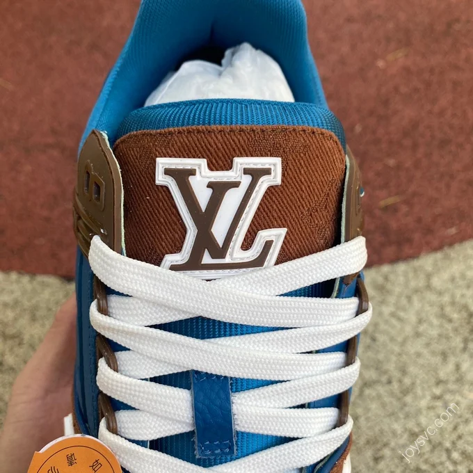 LOUIS VUITTON Trainer Blue Brown