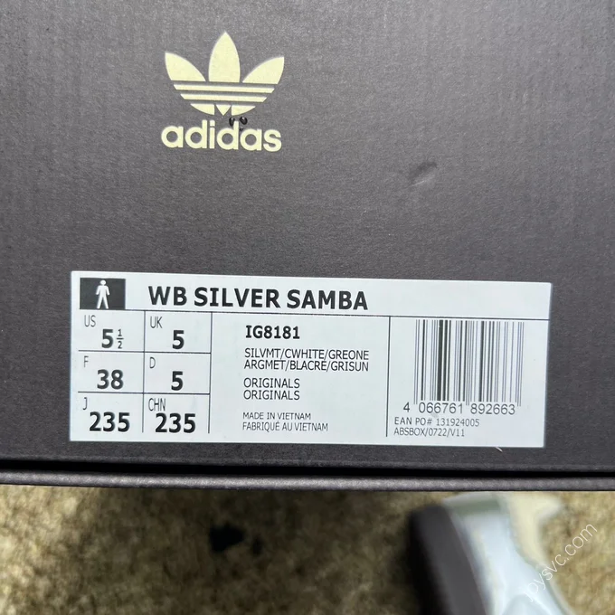 Wales Bonner x Adidas Samba Silver IG8181